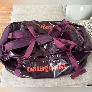 Patagonia Purple Black Hole Duffel Bag